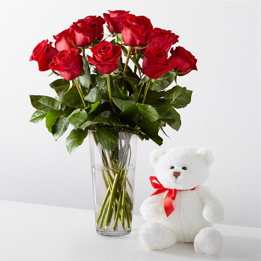 Romantic Long Stem Red Rose Bouquet Bundles –  White Lilies N Paradise, Kokomo IN