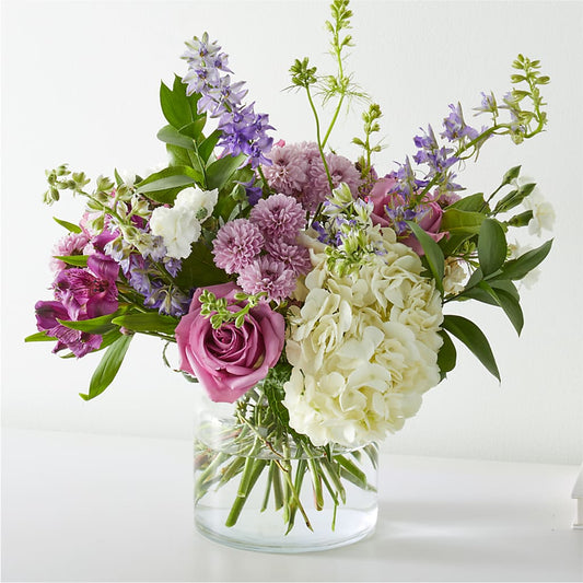 Violet Caress Bouquet –  White Lilies N Paradise, Kokomo IN
