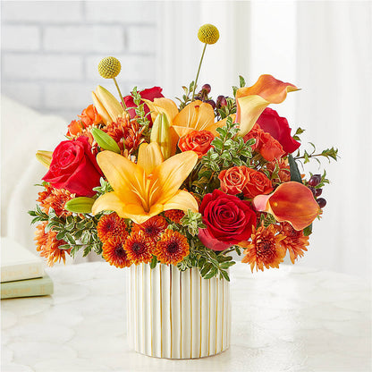 Scarlet Skies Bouquet –  White Lilies N Paradise, Kokomo IN