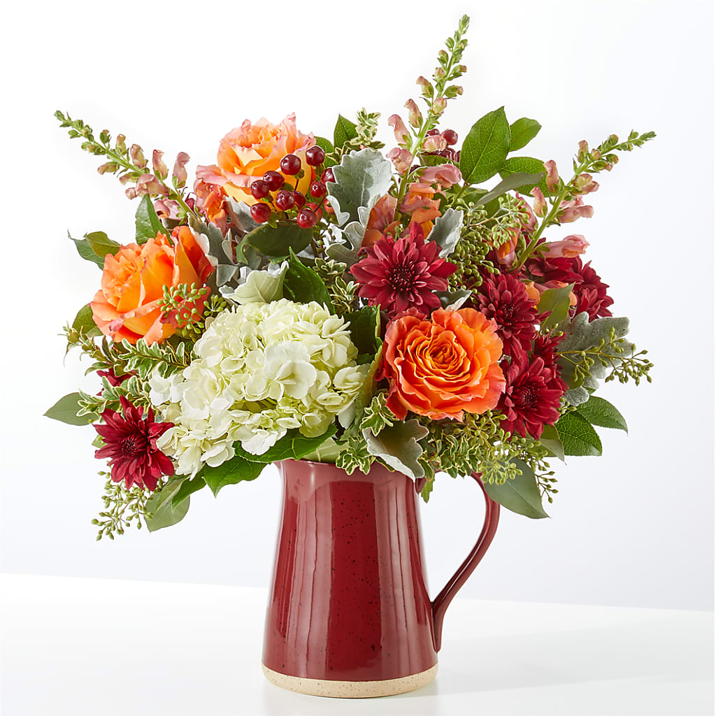 Fall's Finest Bouquet –  White Lilies N Paradise, Kokomo IN