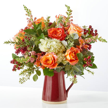 Fall's Finest Bouquet –  White Lilies N Paradise, Kokomo IN