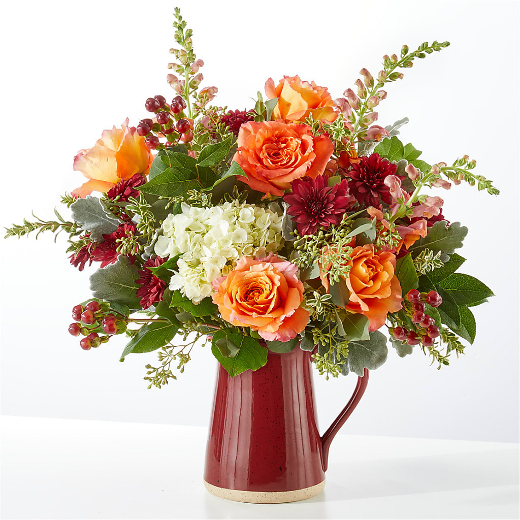 Fall's Finest Bouquet –  White Lilies N Paradise, Kokomo IN