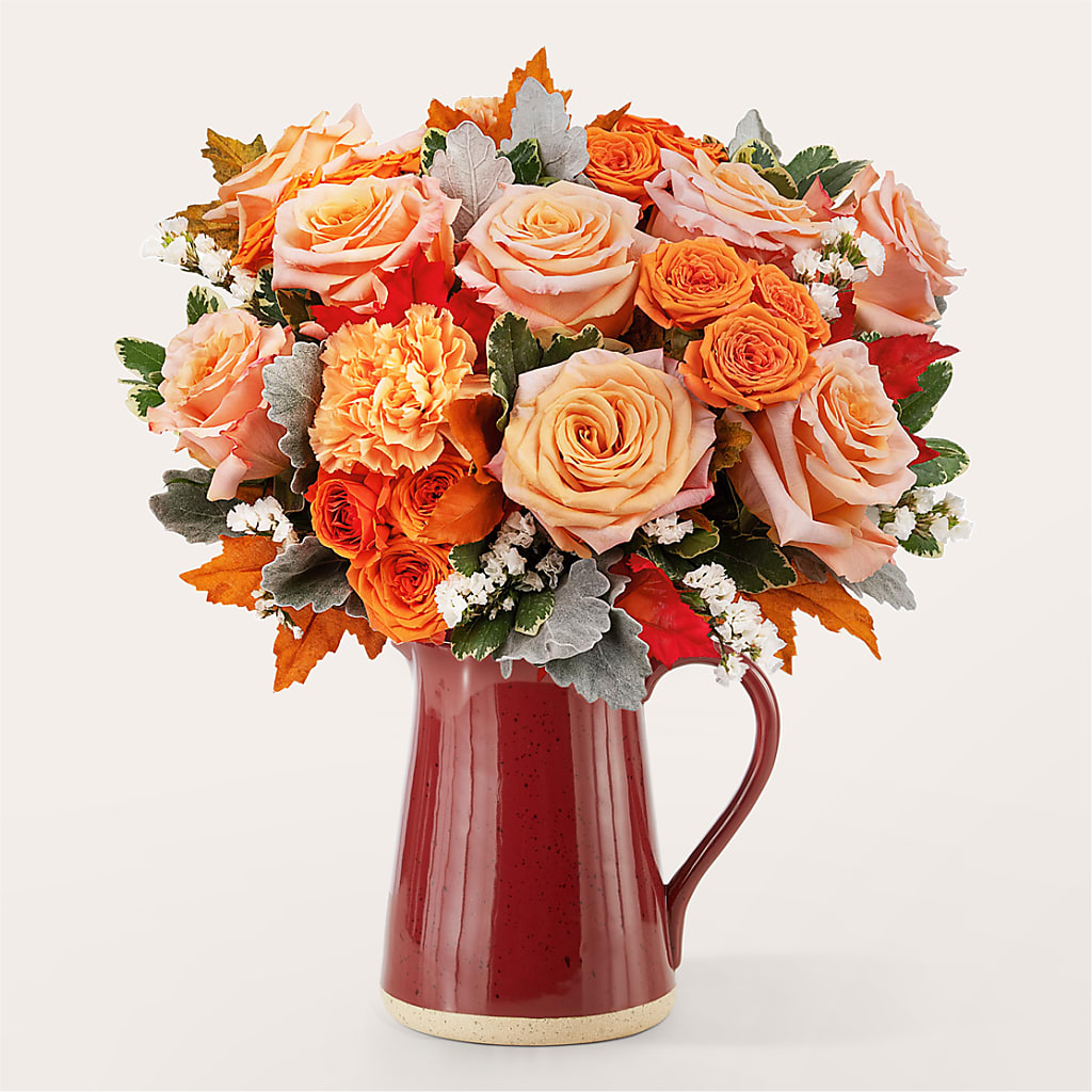Pumpkin Pie Bouquet –  White Lilies N Paradise, Kokomo IN