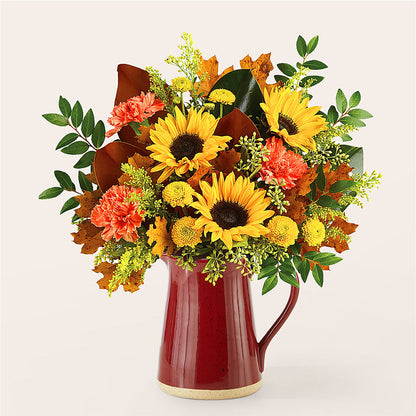 Gourd Vibes Bouquet –  White Lilies N Paradise, Kokomo IN