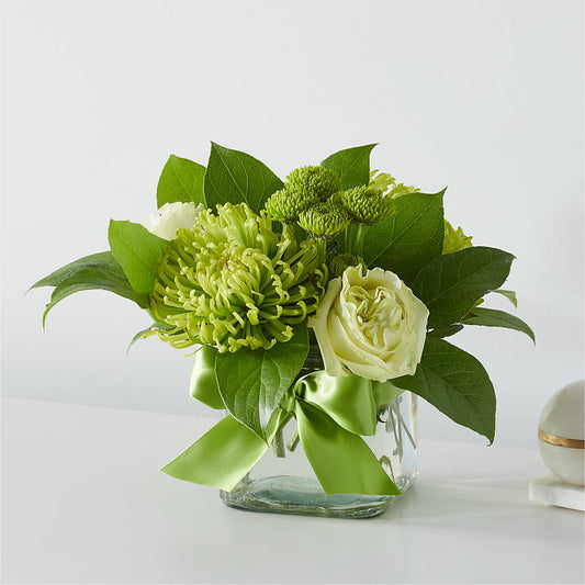 Emerald Forest Bouquet –  White Lilies N Paradise, Kokomo IN