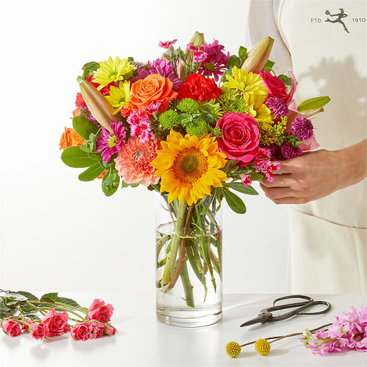 Cue the Confetti - A Florist Original –  White Lilies N Paradise, Kokomo IN