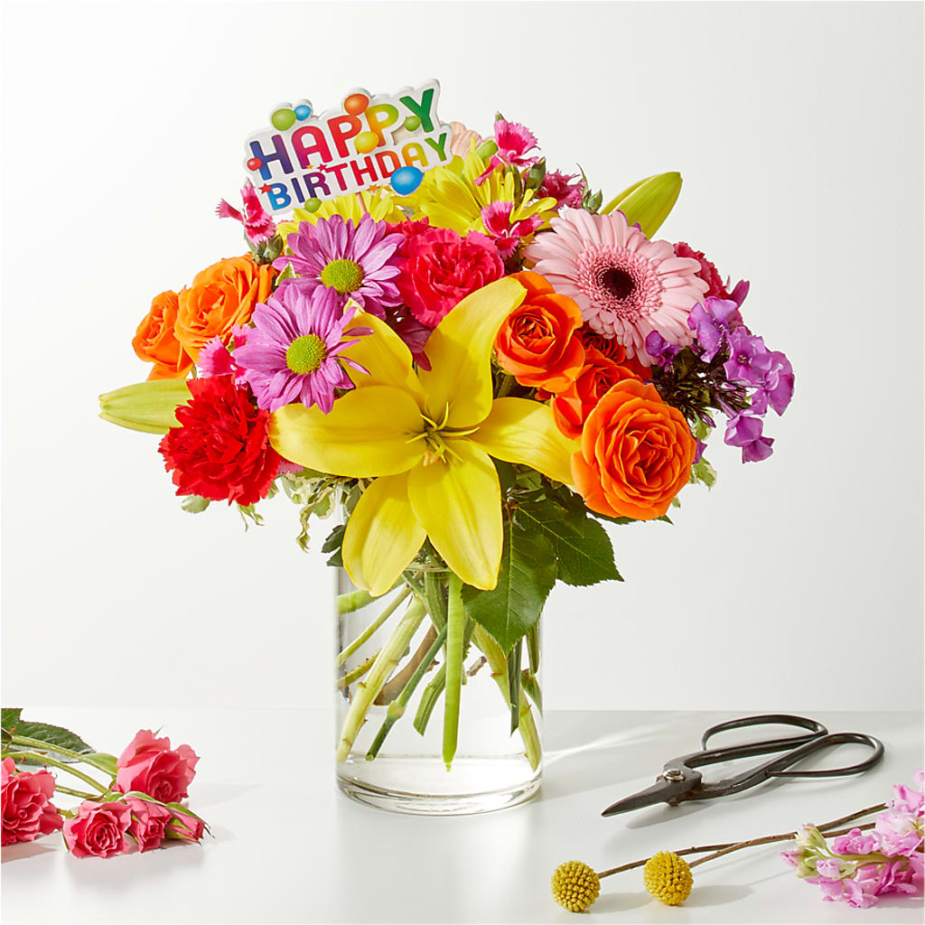 Cue the Confetti - A Florist Original –  White Lilies N Paradise, Kokomo IN