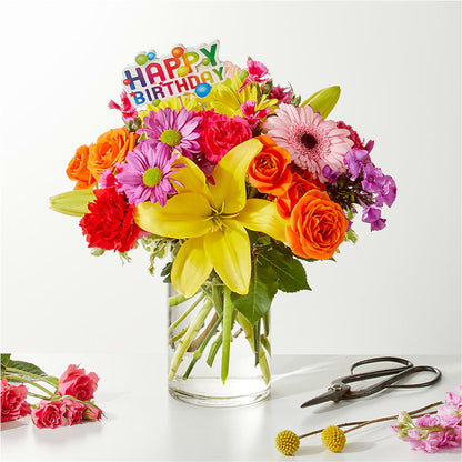 Cue the Confetti - A Florist Original –  White Lilies N Paradise, Kokomo IN