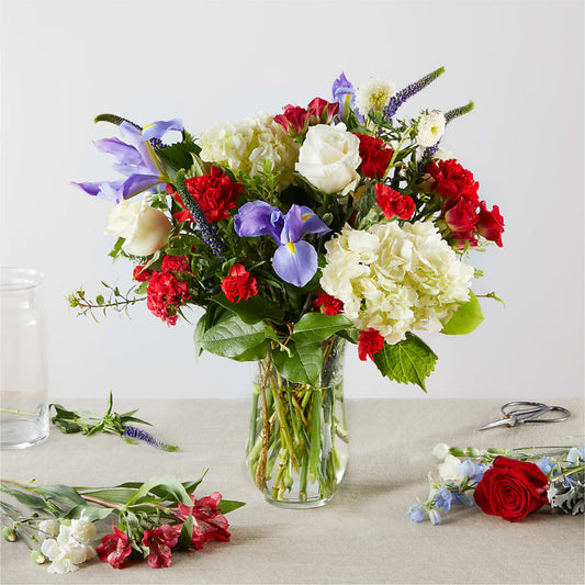 Star Spangled - A Florist Original –  White Lilies N Paradise, Kokomo IN