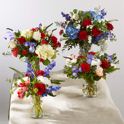 Star Spangled - A Florist Original –  White Lilies N Paradise, Kokomo IN
