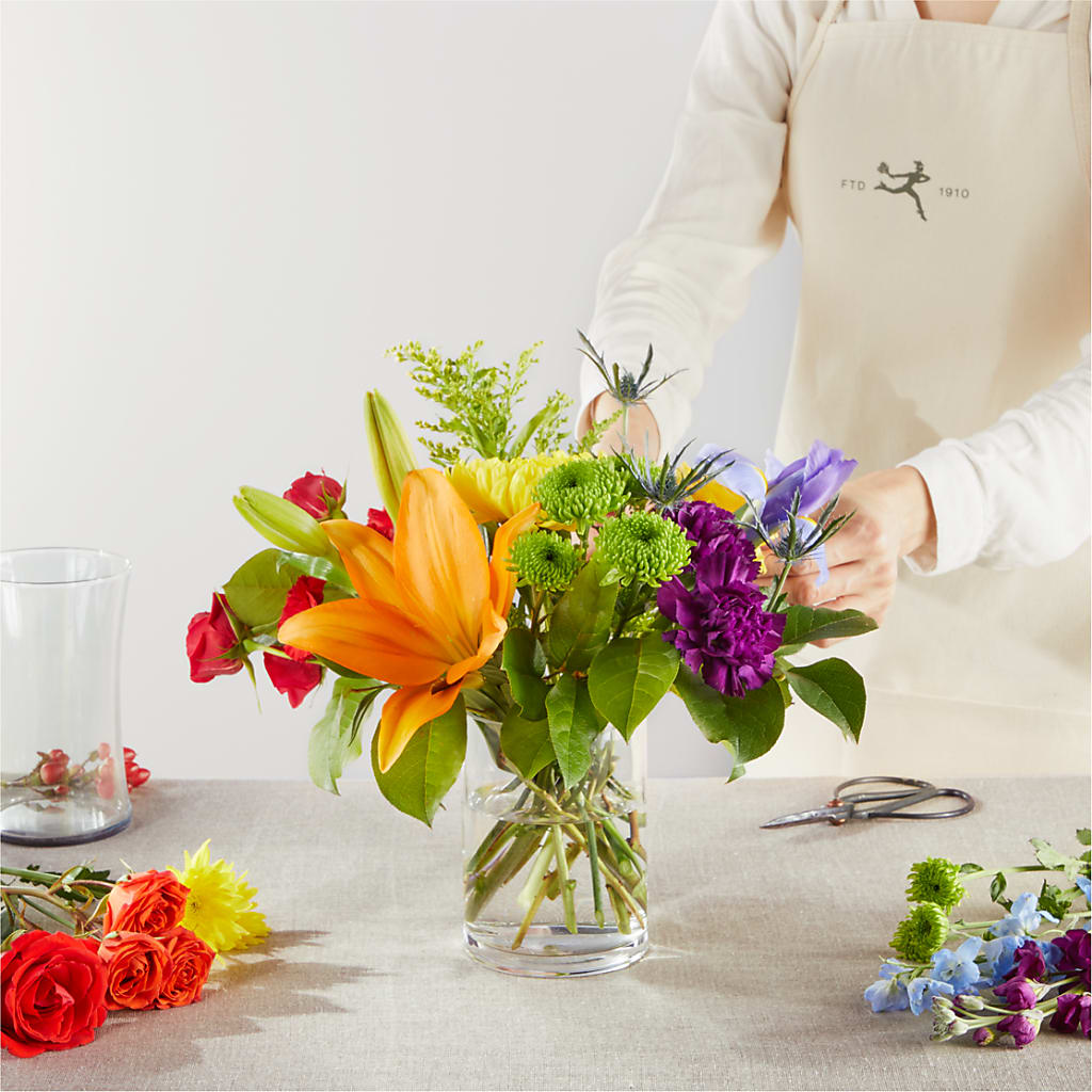 Summer Spectra - A Florist Original –  White Lilies N Paradise, Kokomo IN