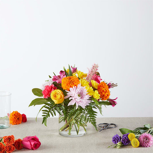 Feast of Color – A Florist Original –  White Lilies N Paradise, Kokomo IN