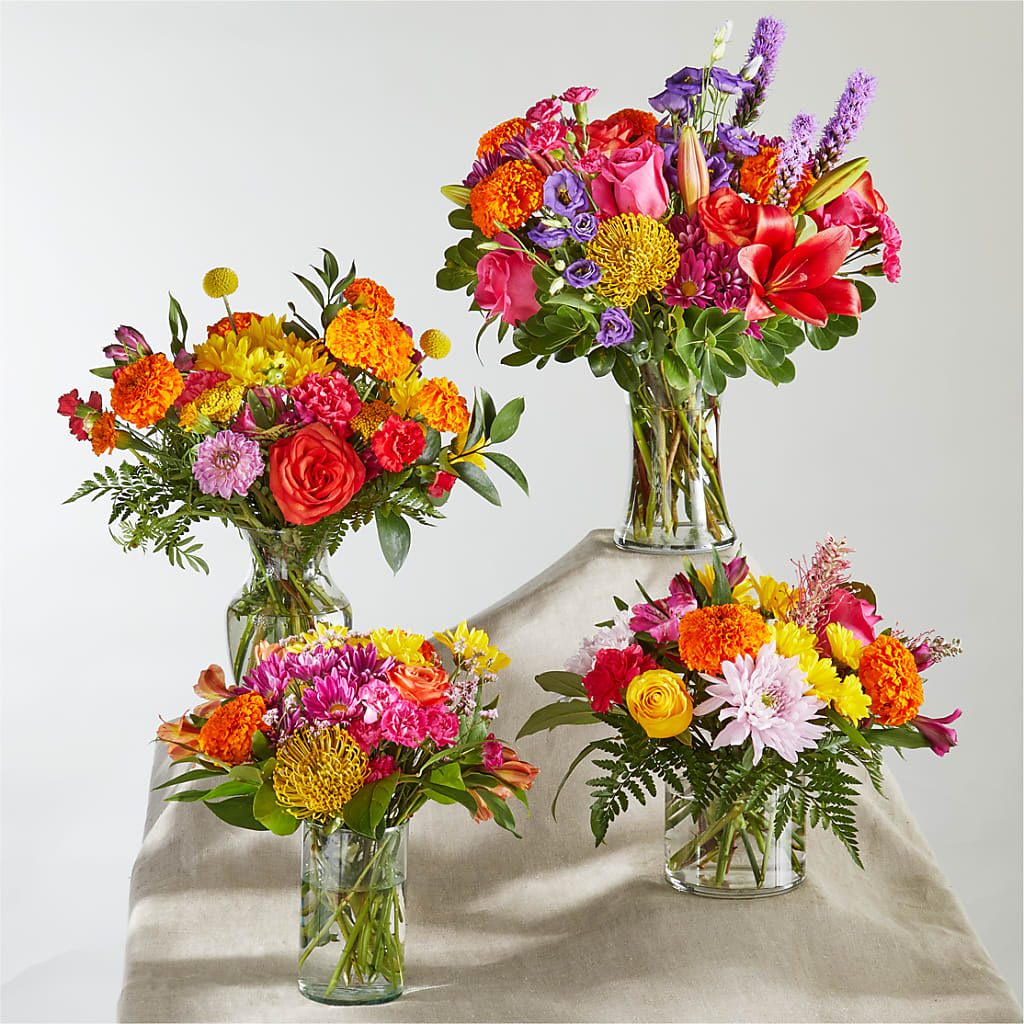 Feast of Color – A Florist Original –  White Lilies N Paradise, Kokomo IN
