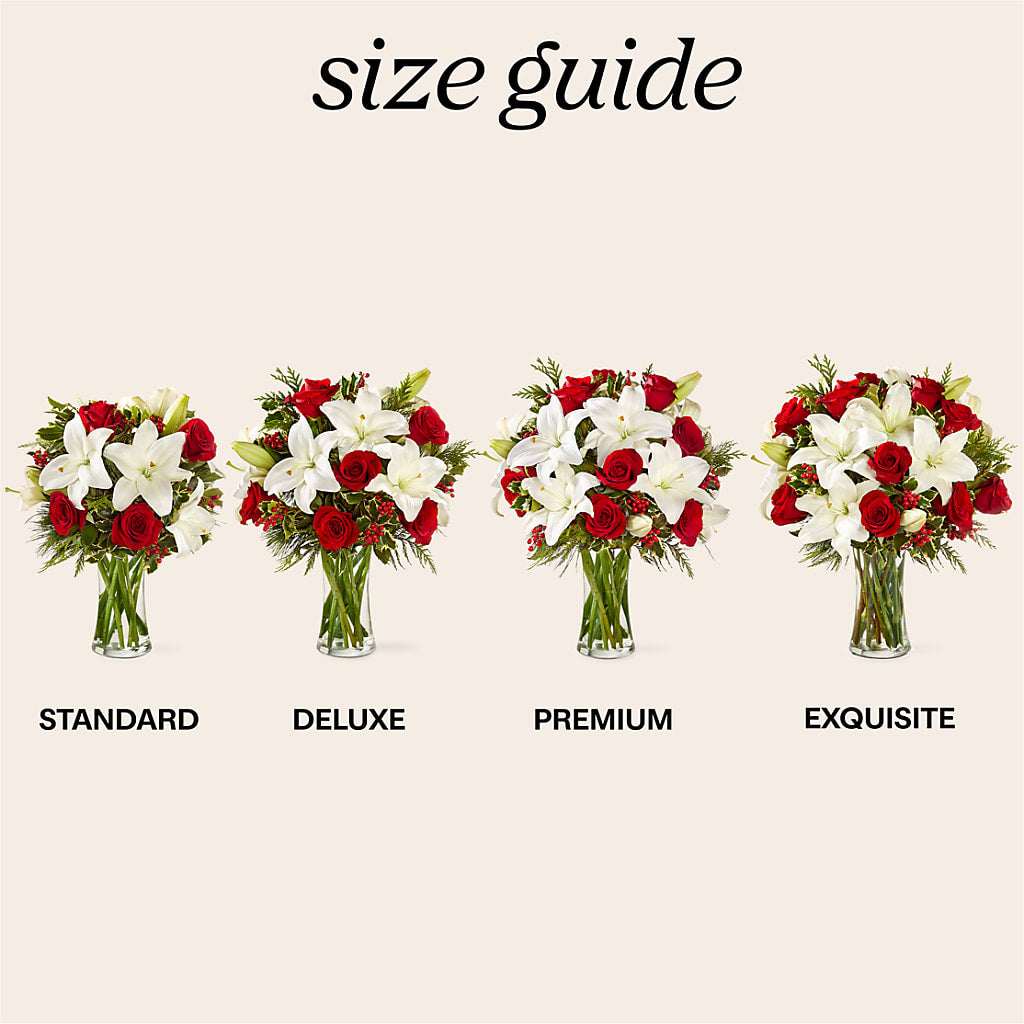 Sparkling Snowflakes Bouquet –  White Lilies N Paradise, Kokomo IN