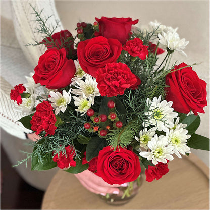 Seasonal Magic Bouquet –  White Lilies N Paradise, Kokomo IN