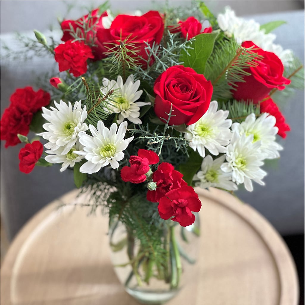 Seasonal Magic Bouquet –  White Lilies N Paradise, Kokomo IN