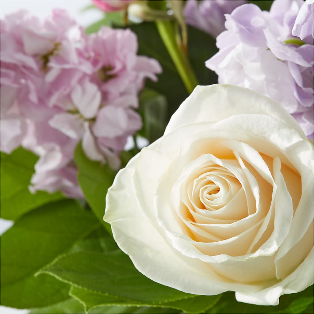 Springtime Spritz Bouquet –  White Lilies N Paradise, Kokomo IN