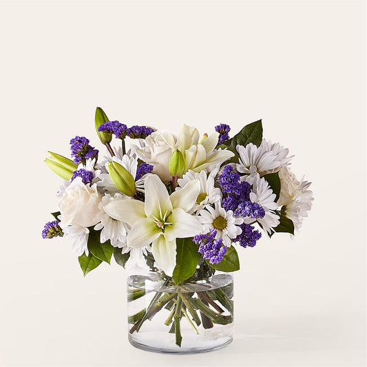 Beyond Blue Bouquet –  White Lilies N Paradise, Kokomo IN