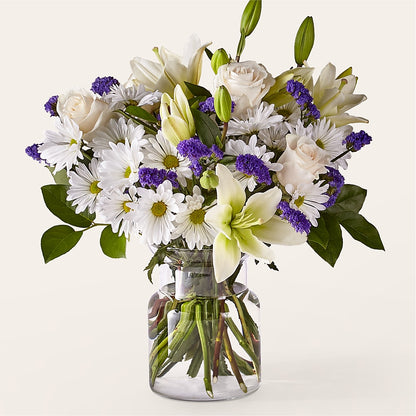 Beyond Blue Bouquet –  White Lilies N Paradise, Kokomo IN