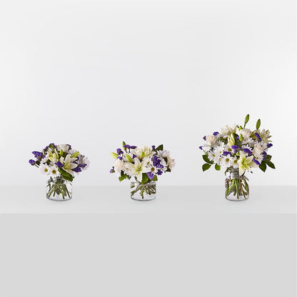 Beyond Blue Bouquet –  White Lilies N Paradise, Kokomo IN