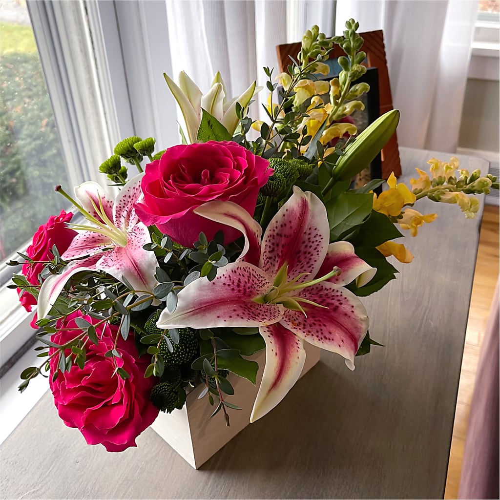 Wild Spirit Bouquet –  White Lilies N Paradise, Kokomo IN