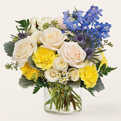 Lemon Sorbet Bouquet –  White Lilies N Paradise, Kokomo IN