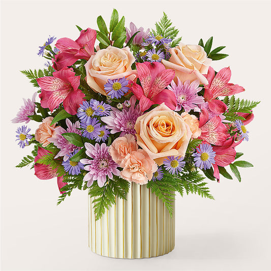 Sunset Serenade Bouquet –  White Lilies N Paradise, Kokomo IN