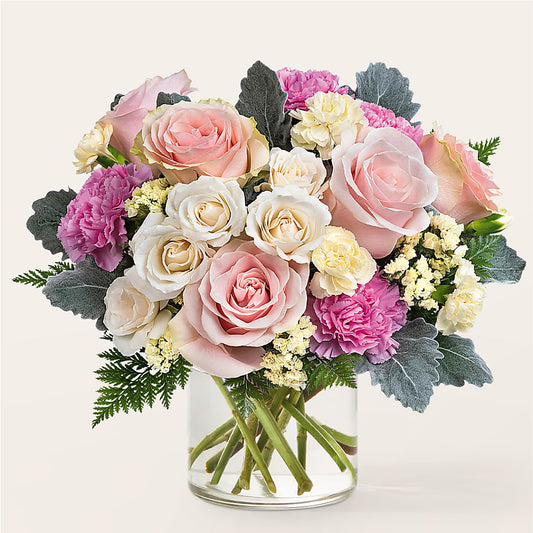 Blissful Moments Bouquet –  White Lilies N Paradise, Kokomo IN