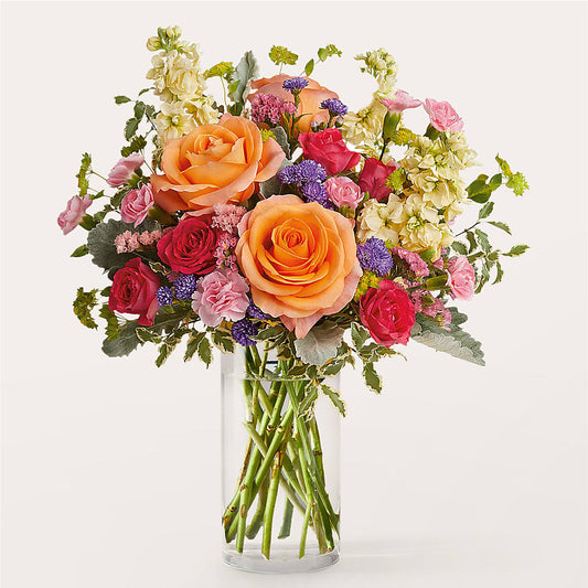 Tangerine Tango Bouquet –  White Lilies N Paradise, Kokomo IN