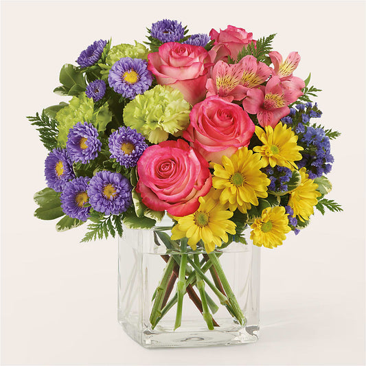 Candy Jar Bouquet –  White Lilies N Paradise, Kokomo IN