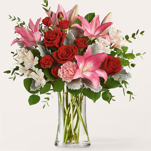 Everything to Me Bouquet –  White Lilies N Paradise, Kokomo IN
