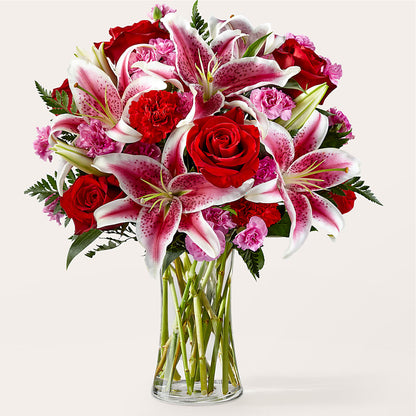 Honeymoon Bouquet –  White Lilies N Paradise, Kokomo IN