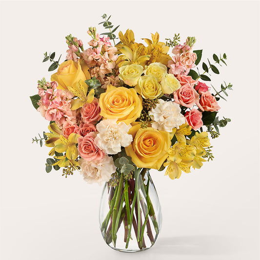 Slice of Sunrise Bouquet –  White Lilies N Paradise, Kokomo IN