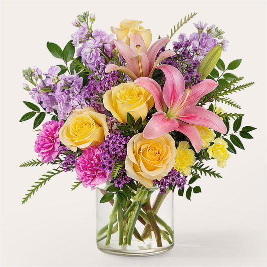 Jubilee Bouquet –  White Lilies N Paradise, Kokomo IN