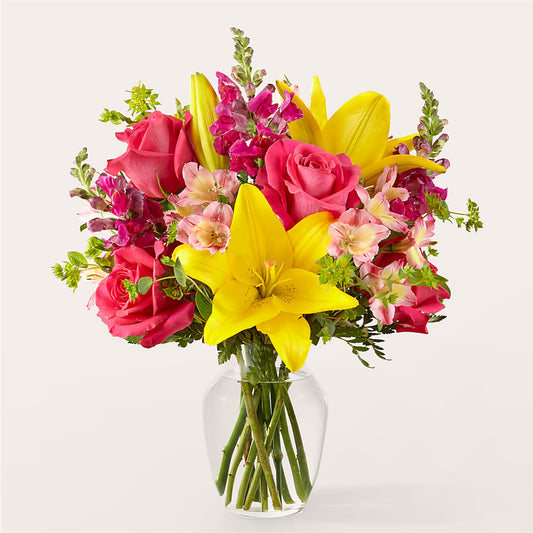 Lovely Day Bouquet –  White Lilies N Paradise, Kokomo IN