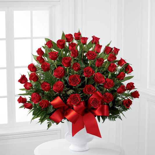 Blessed with Love Arrangement –  White Lilies N Paradise, Kokomo IN