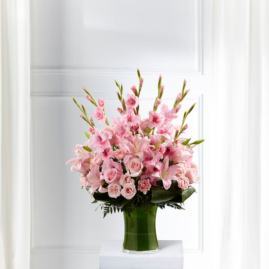 Lovely Tribute Bouquet –  White Lilies N Paradise, Kokomo IN