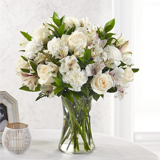 Cherished Friend Bouquet –  White Lilies N Paradise, Kokomo IN