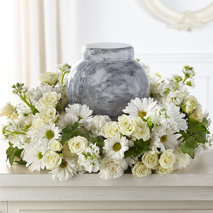 Timeless Tribute Cremation Adornment –  White Lilies N Paradise, Kokomo IN