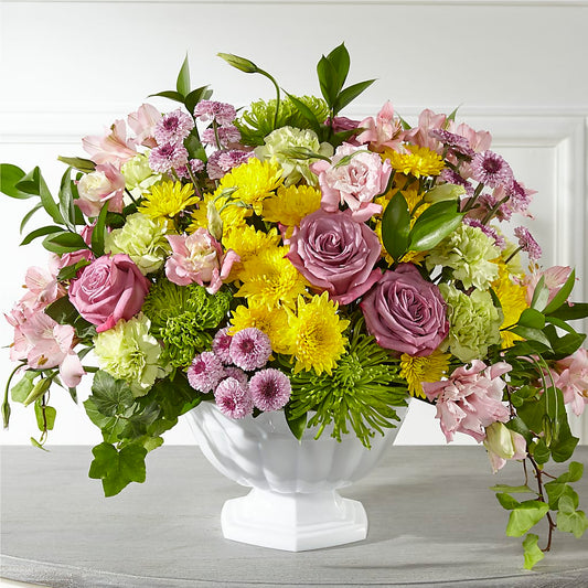 Healing Thoughts Arrangement –  White Lilies N Paradise, Kokomo IN