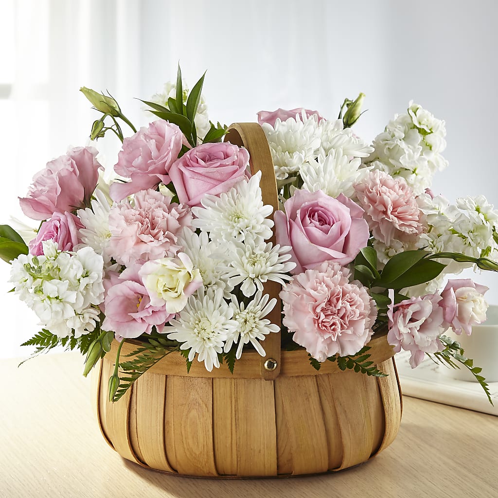 Always Graceful Basket –  White Lilies N Paradise, Kokomo IN