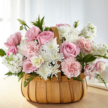 Always Graceful Basket –  White Lilies N Paradise, Kokomo IN