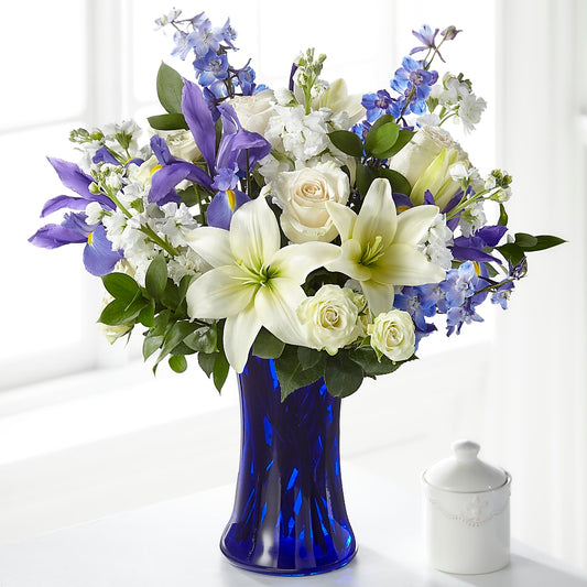 Calming Comfort Bouquet –  White Lilies N Paradise, Kokomo IN