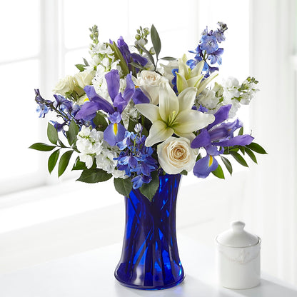 Calming Comfort Bouquet –  White Lilies N Paradise, Kokomo IN