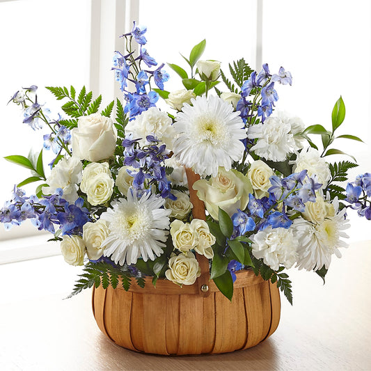 Harmony & Grace Basket –  White Lilies N Paradise, Kokomo IN