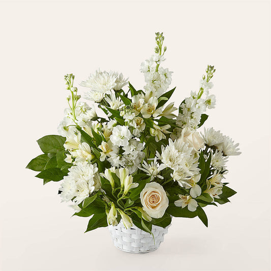 Eternal Affection Arrangement –  White Lilies N Paradise, Kokomo IN