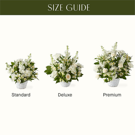 Eternal Affection Arrangement –  White Lilies N Paradise, Kokomo IN