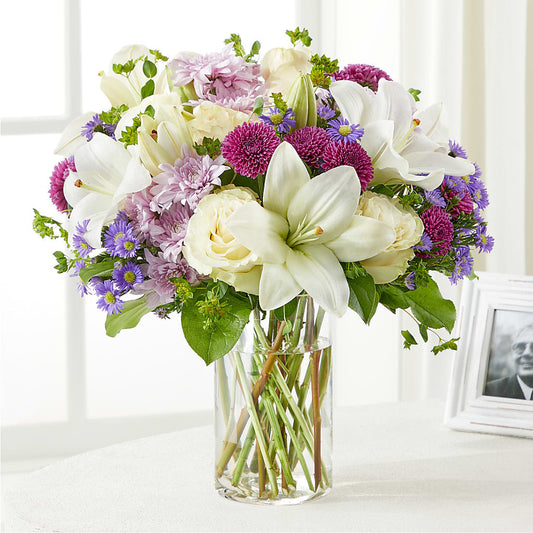 Wishing Peace Bouquet –  White Lilies N Paradise, Kokomo IN