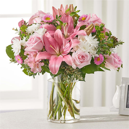 Healing Hug Bouquet –  White Lilies N Paradise, Kokomo IN