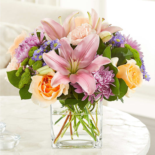 Delicate Details Bouquet –  White Lilies N Paradise, Kokomo IN